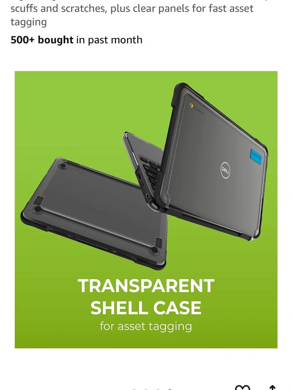 Dell Chromebook Clear Protective Case